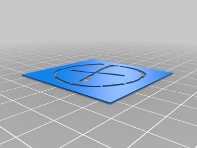 Geocache Logo Stencil
