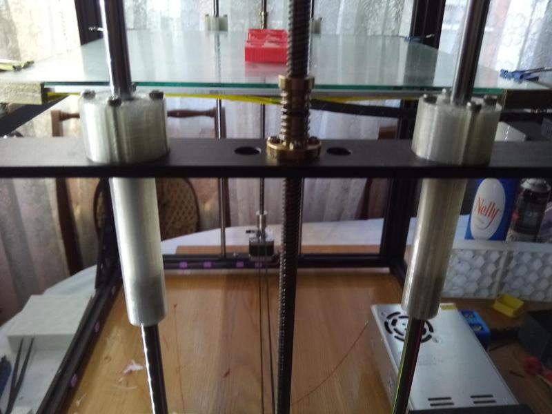 Tronxy X5S Z axis reinforcement bushing for 2 or 3 LM8UU or IGUS