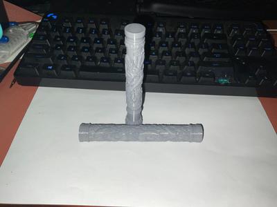 Coiling Dragon Pillar Fish Tank Landscape Ornament