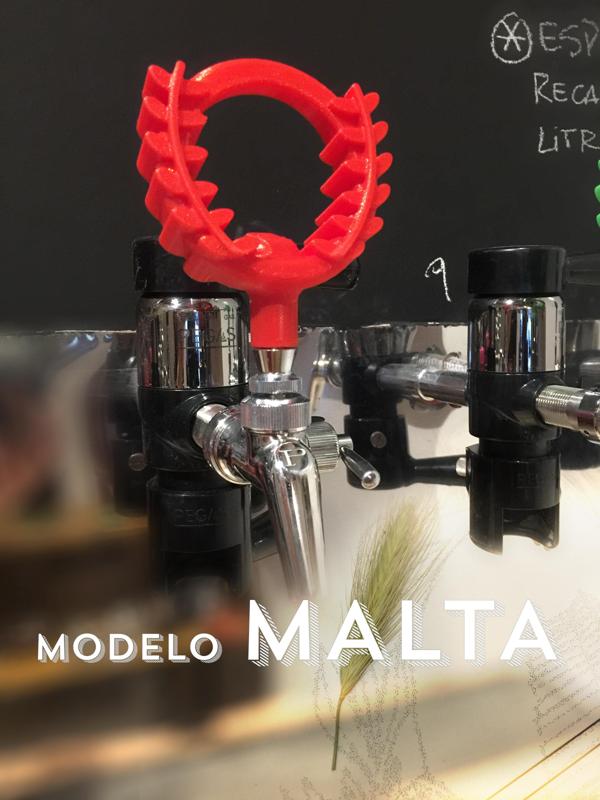 Beer tap handle Malt / Barley - Malt tap handle