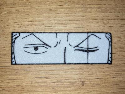 One Piece Zoro bookmark