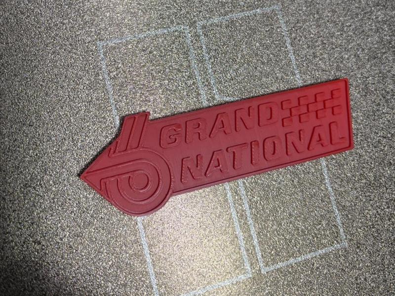Buick Grand National Emblem