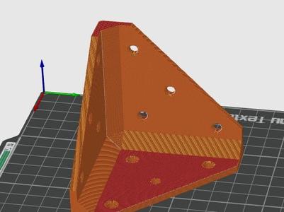 Cabinet reinforcement fixed corner, triangular support, balcony cabinet fixed corner