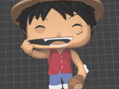 One piece, Straw Hat, Monkey D. Luffy Keychain