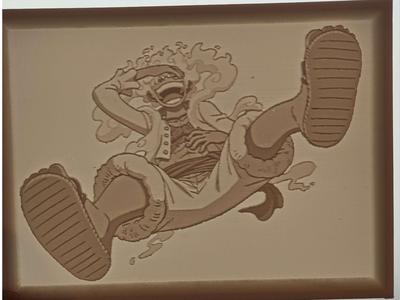 Lithophane luffy gear 5