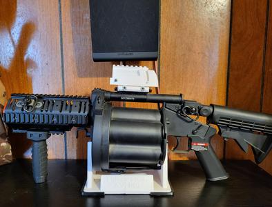 Milkor MGL AV-140 Grenade Launcher Display Stand