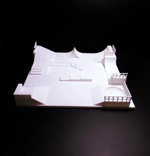 Finger board skate park