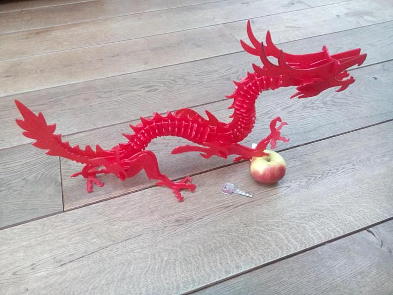 3d Dragon puzzle
