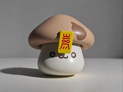 Zombie Mushroom - MapleStory Gold & Silver Island Monster - Nostalgic Online Game Illustration Toy Figure