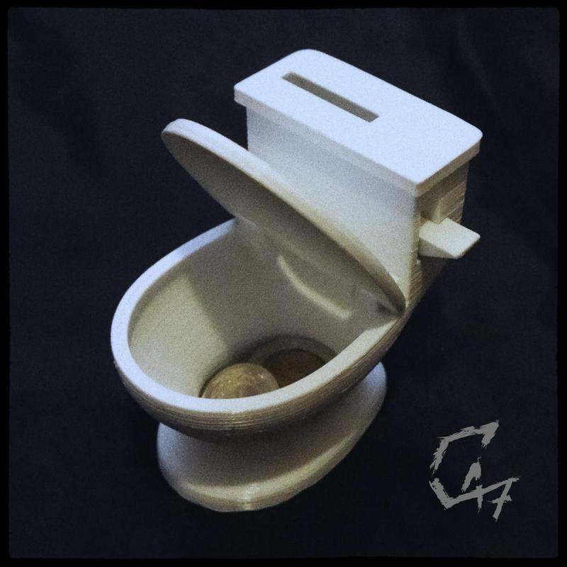 Box for crappy things / Toilet Piggy Bank
