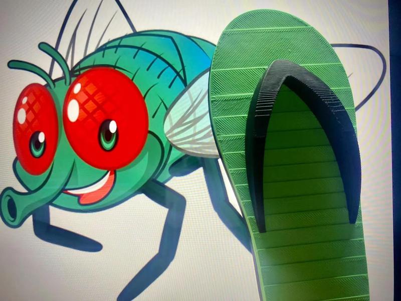 Flip-flop Fly Swatter