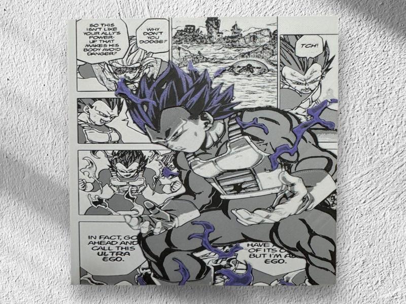 Ultra Ego Vegeta Comic Strip
