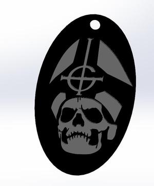 Ghost Keychain