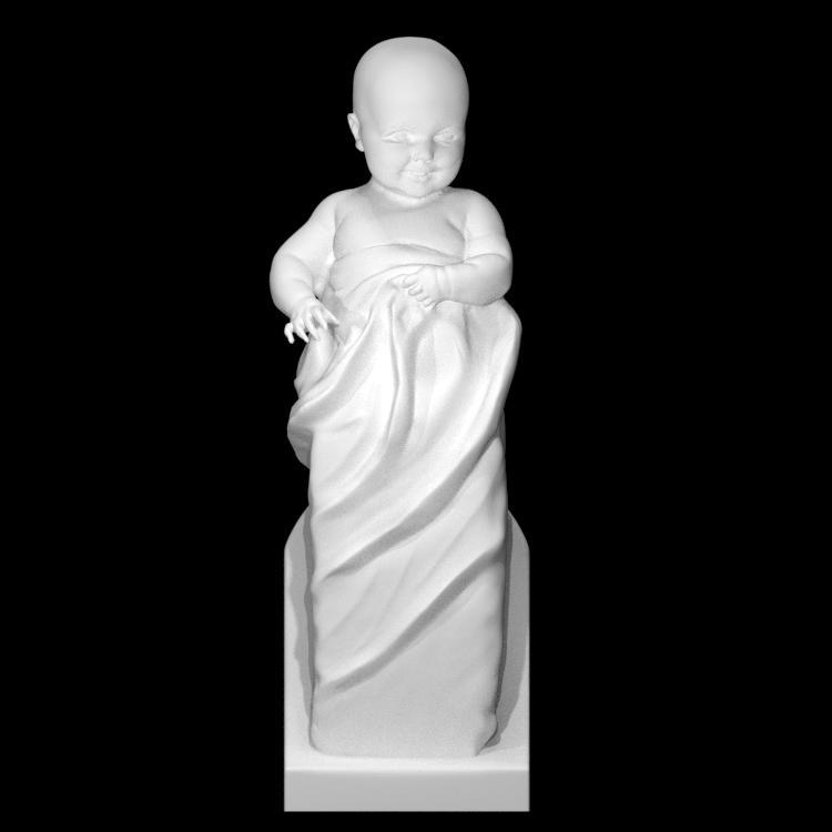 Portrait of Baby Laughing