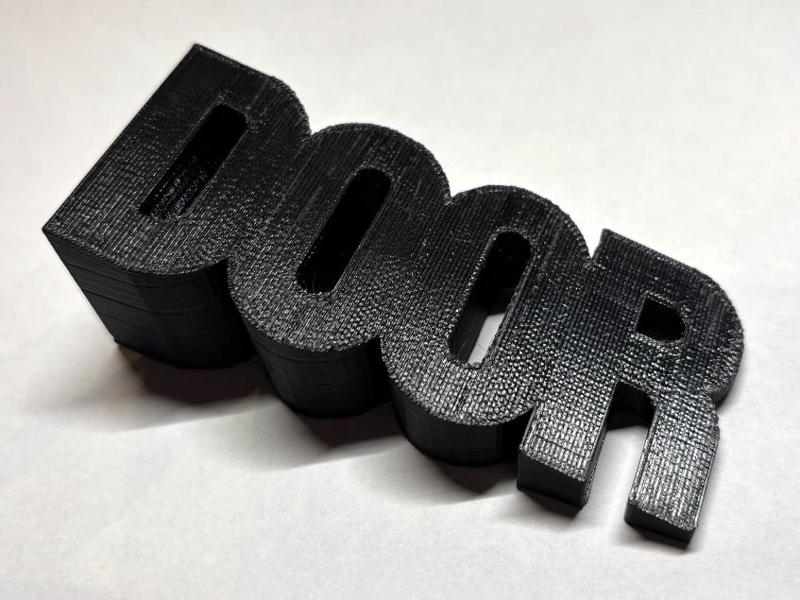 Funny "DOOR" door stopper