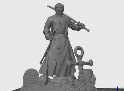 Standing Zoro Plus Exquisite Base