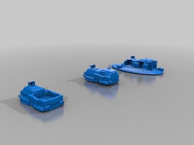 Robotech UEG ASC Civil Defense Trucks