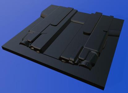 CZ Shadow 2 Compact + Streamlight TLR-7 Split Mold vacuum.