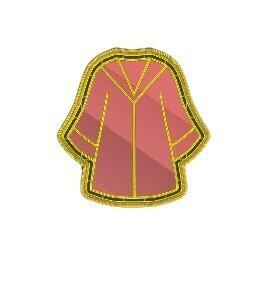 graduation gown cutter and stamp