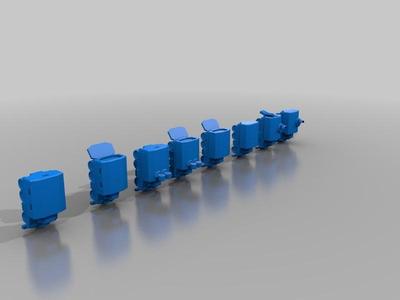 ROBOTECH UEG ASC EDF EBSIS MGZ23 Truck set