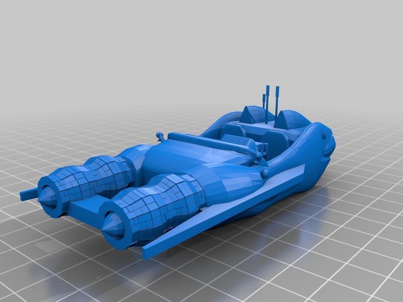 XJ-6 Airspeeder (legion scale)