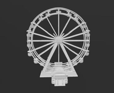 FERRIS WHEEL FAIRGROUND ATTRACTION