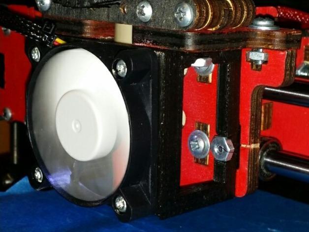 Printrbot LC, LC+ front fan mount