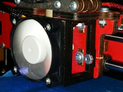 Printrbot LC, LC+ front fan mount