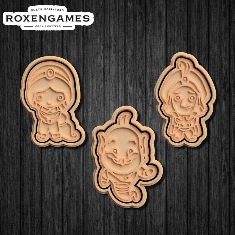 Disney Aladdin cookie cutter set of 3