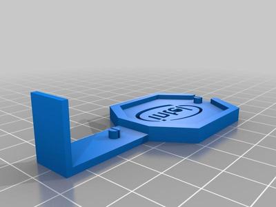 Corsair H100i V2 cover Intel logo