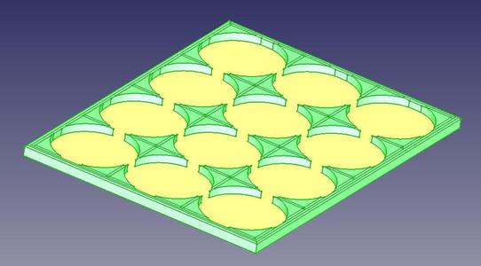 TOW Move. From circular to square. 30mm -> 30x30mm