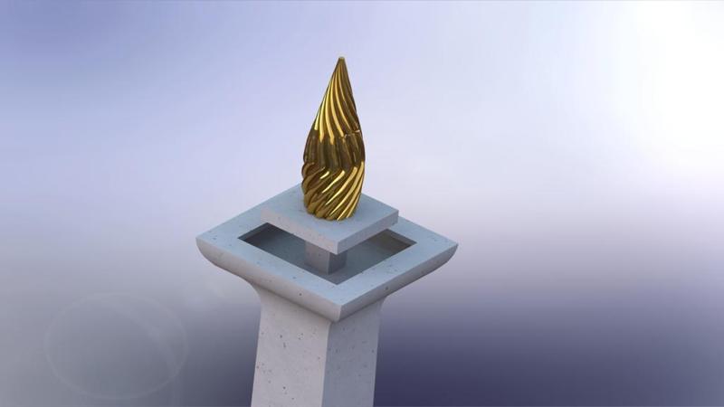 Monas - Miniature Landmark of Jakarta City