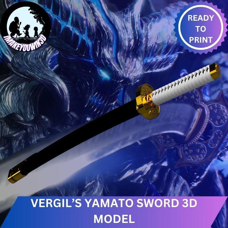Devil May Cry - Yamato Katana | 3D Model for Cosplay