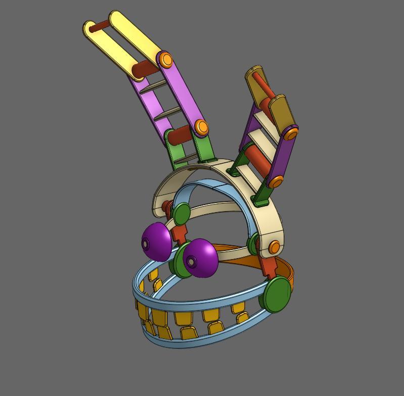 Toy Springlock Head Gear FNAF inspired springlocks