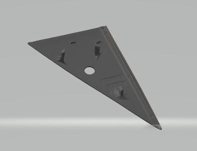 Cover Right Exterior Mirror Chrome Mercedes W114 W115 1157250211