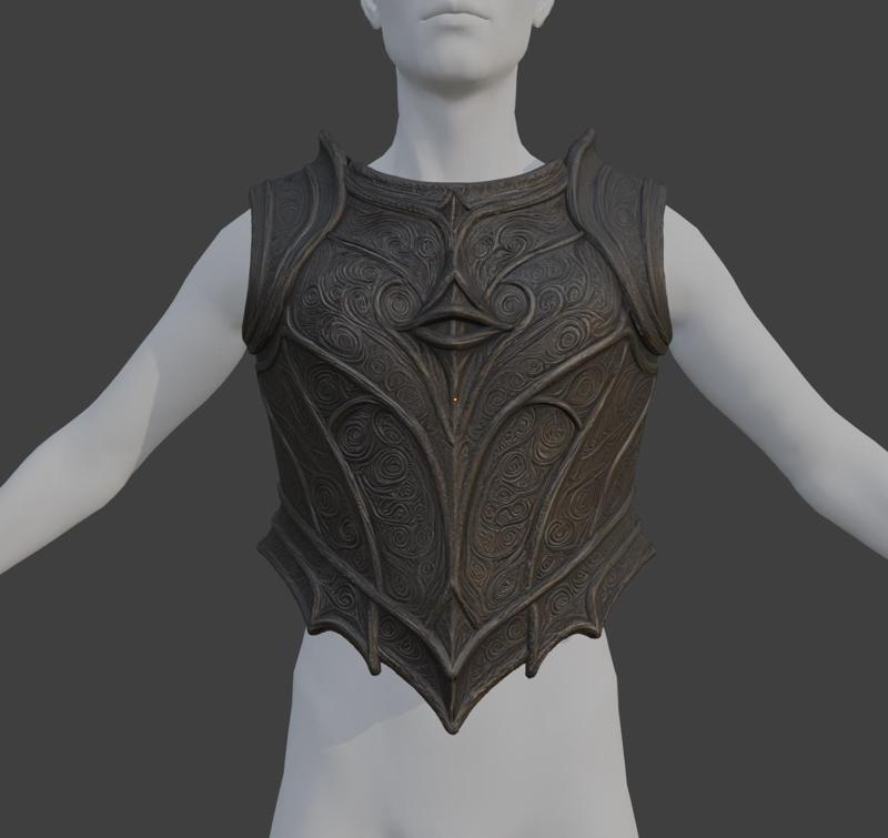 Dark Lord's Chest Armor (Sauron-Inspired)