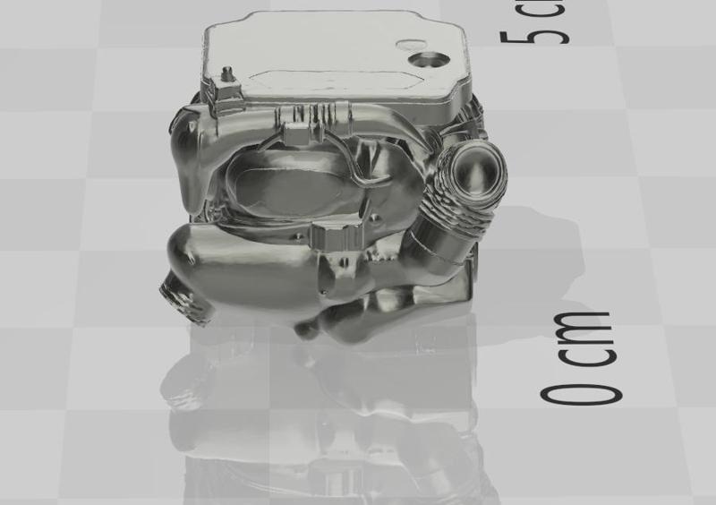 🛠️ European High Performance Sports Engine - 1/64th Scale