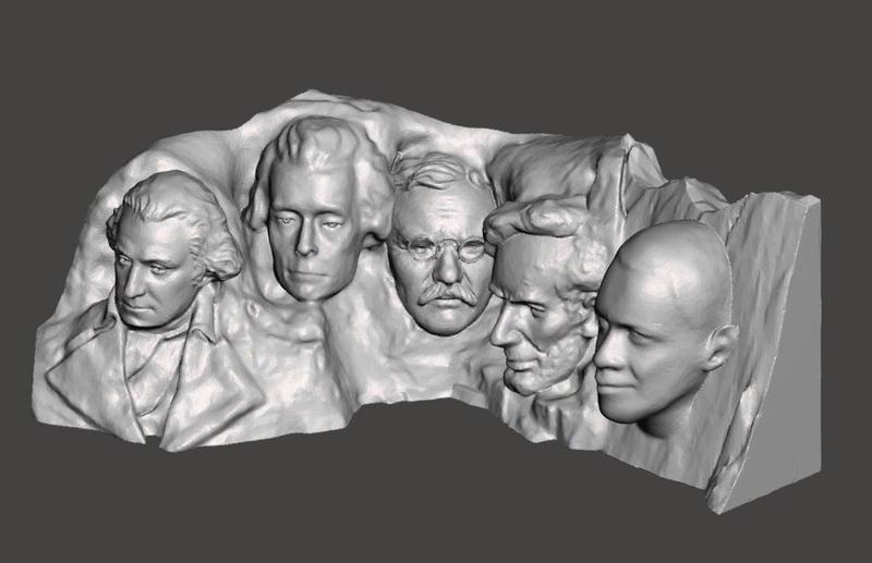 Obama on Mount Rushmore