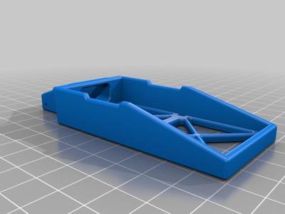 TREX 450 Sport enlarged battery shelf