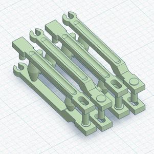 Fleischmann 7000 Coupling & Connecting Rods