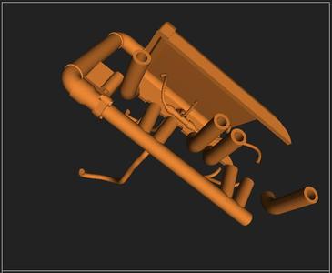 Hirth HM 504 exhaust equipment 1/32