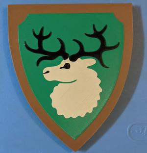 Forestmen 10:1 Brick Figure Shield