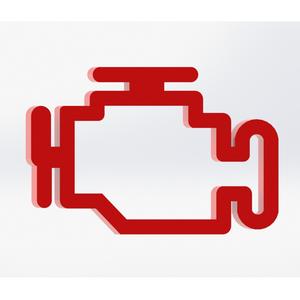 ENGINE FAILURE WARNING LIGHT Keychain
