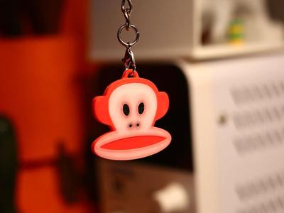 Monkey pendant earrings, earrings, keychains