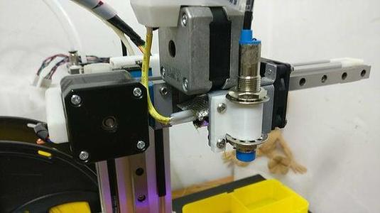 Cetus 3d Tinyfab 12mm inductive zprobe mount