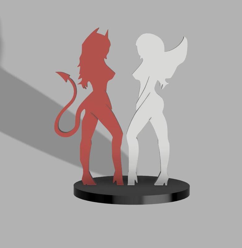 Angel and Demon decoration