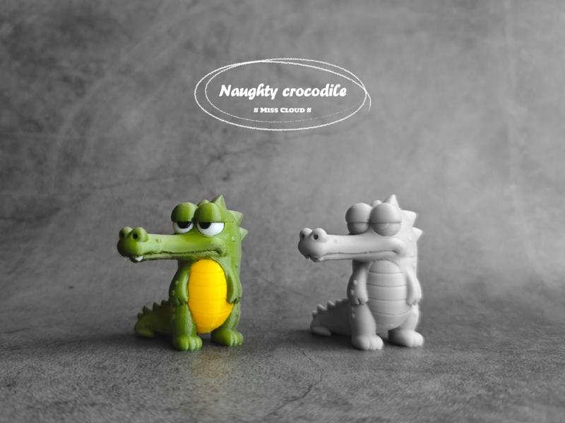 Naughty Crocodile Keychain Phone Charm Bag Pendant (AMS version + Monocolor version)