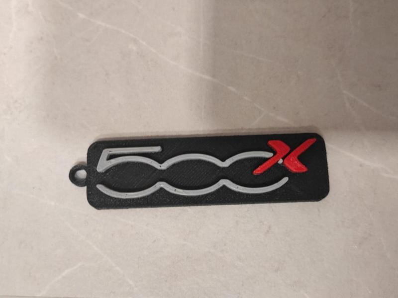 Fiat 500X Keychain