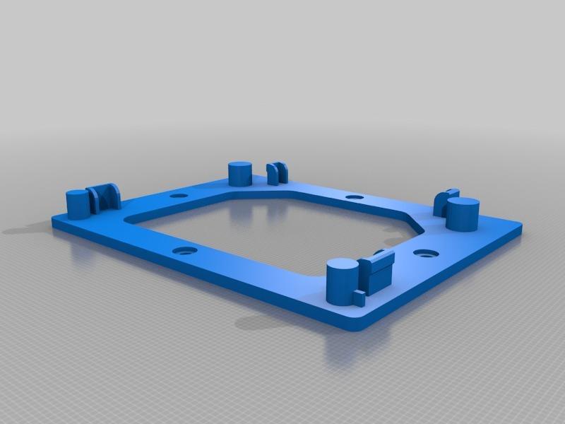 Raspberry Pi 7" Display Case wall mount plate