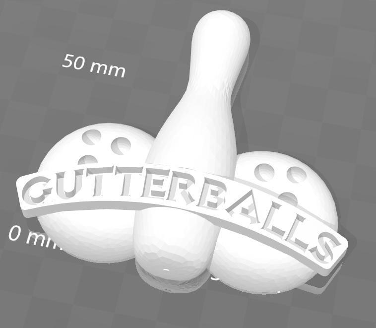 Gutterballs Necklace and Pin, The Big Lebowski